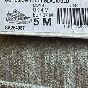 Saucony Cohesion 14 Black and Blue Boys' Shoes
